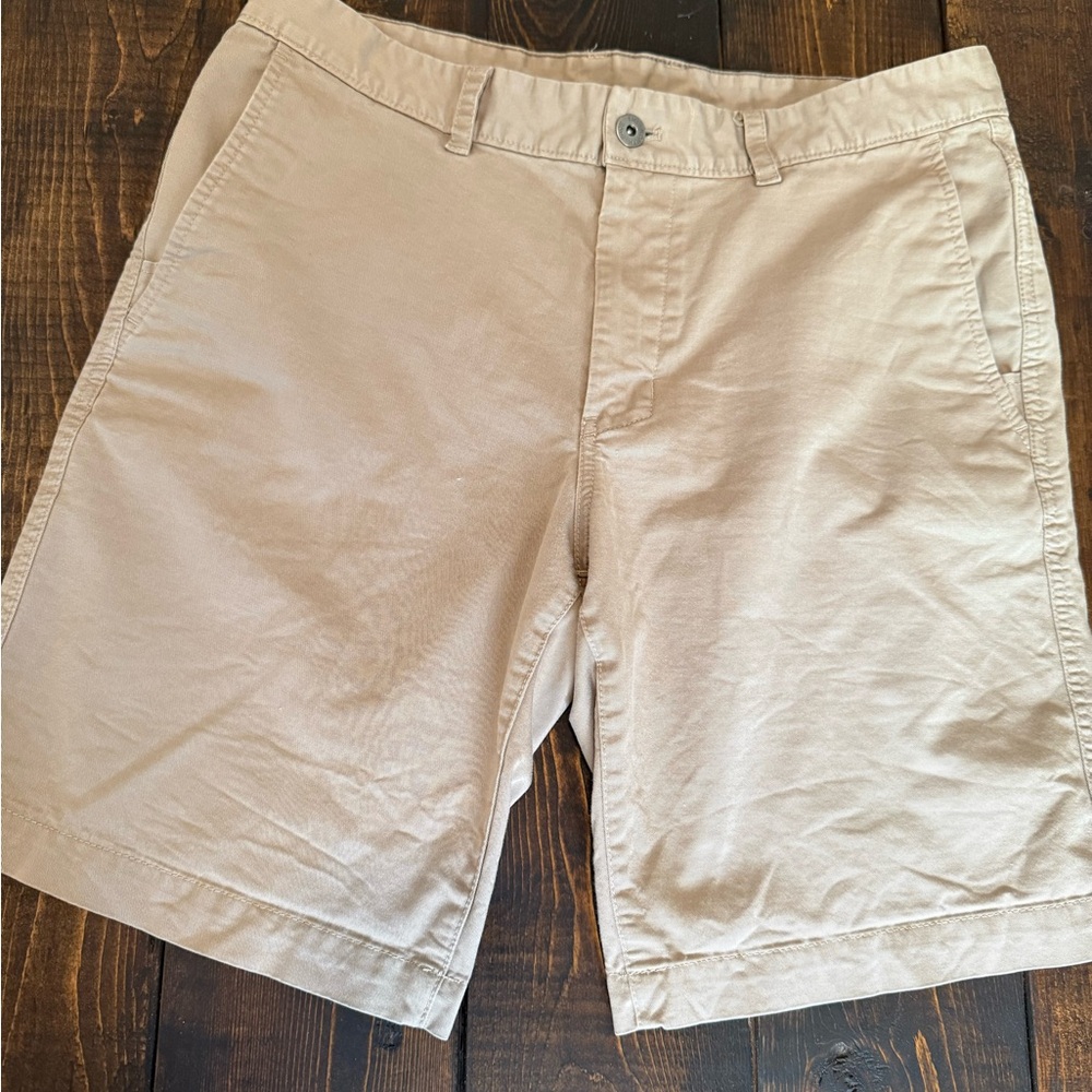 The North Face Men's Beige Flat Front Shorts